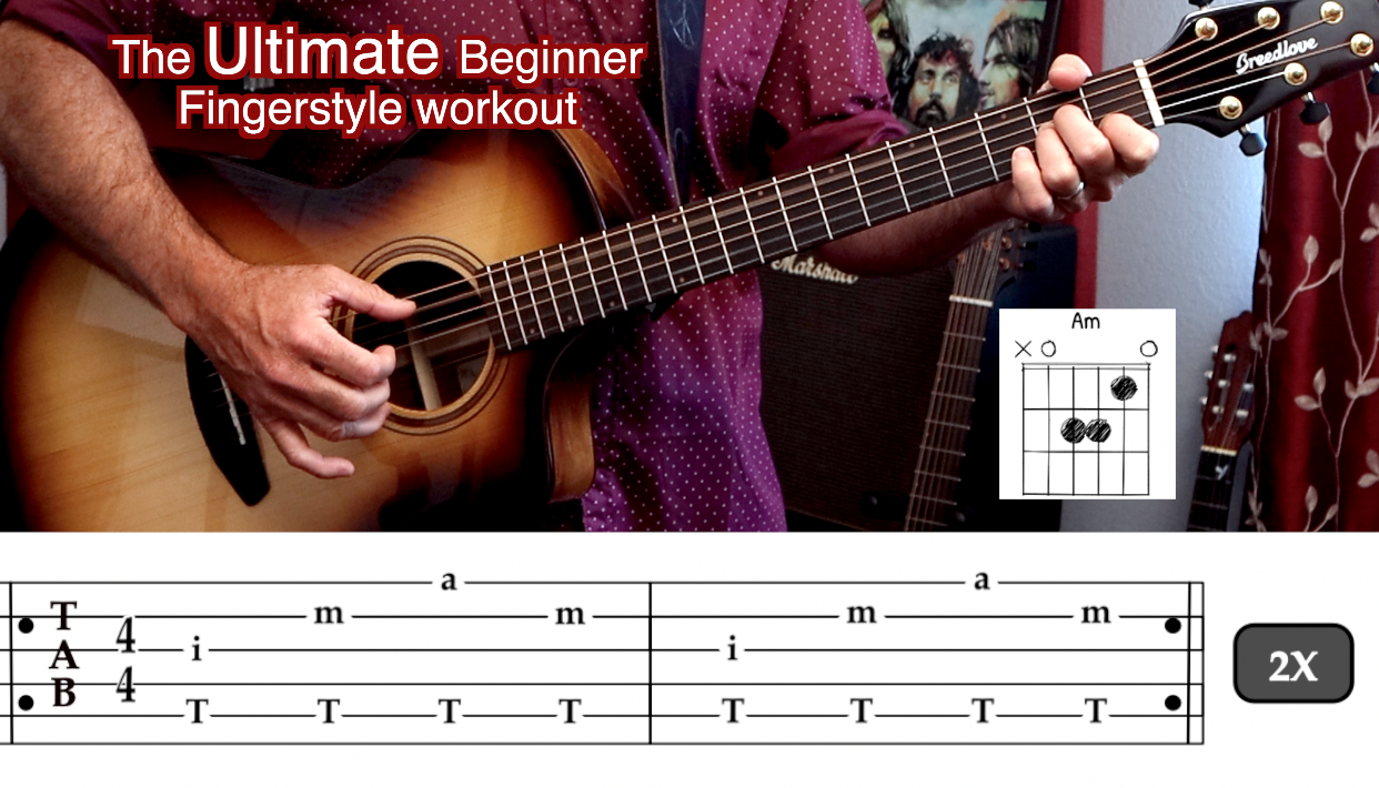 Ultimate Beginner Fingerstyle Workout (eBook)