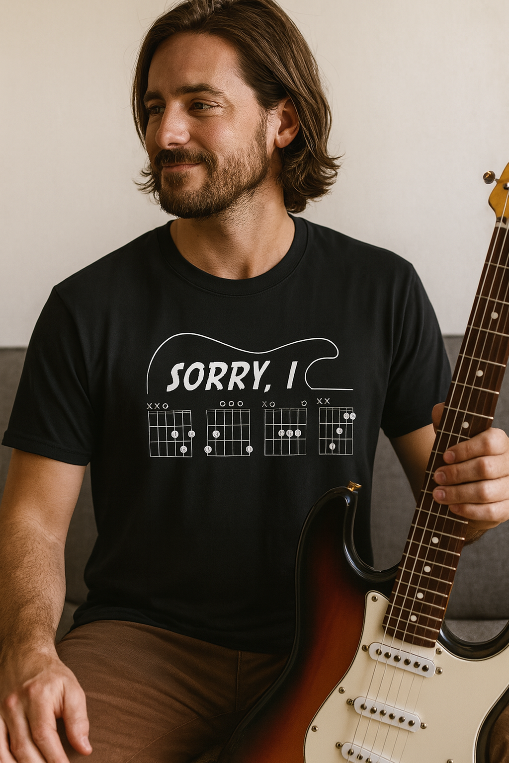 Sorry I DGAF (Guitar T-Shirt)