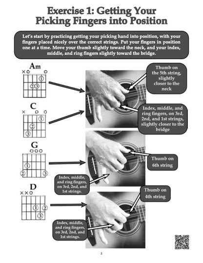 Ultimate Fingerstyle Workbook for Beginners (Physical Book)