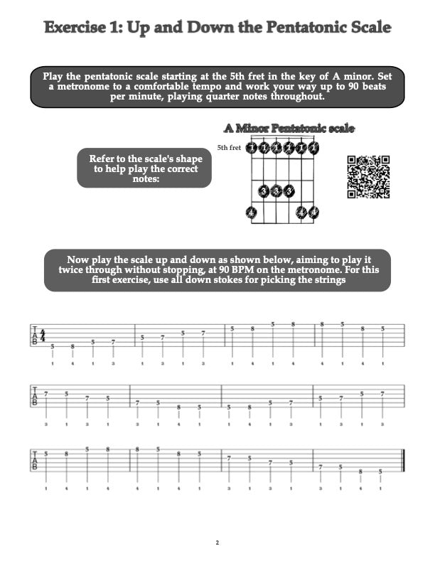 Ultimate Pentatonic Scale Workbook ( eBook)
