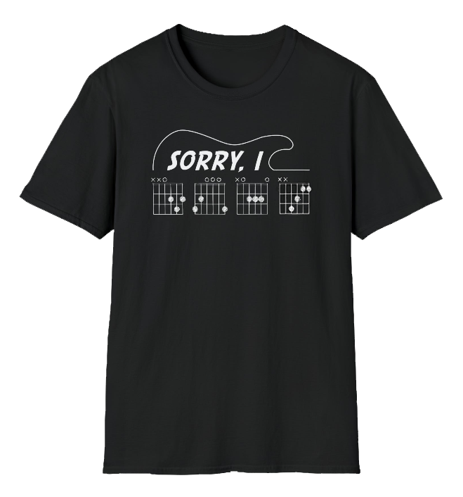 Sorry I DGAF (Guitar T-Shirt)